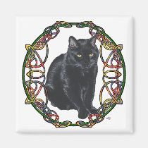 Black Cat Celtic Knotwork