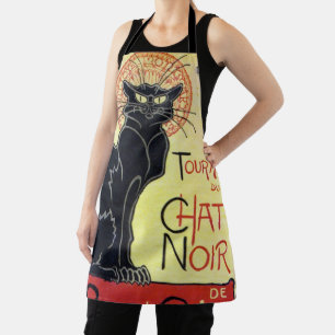 Black Cat (Chat Noir), Alexandre Steinlen Apron
