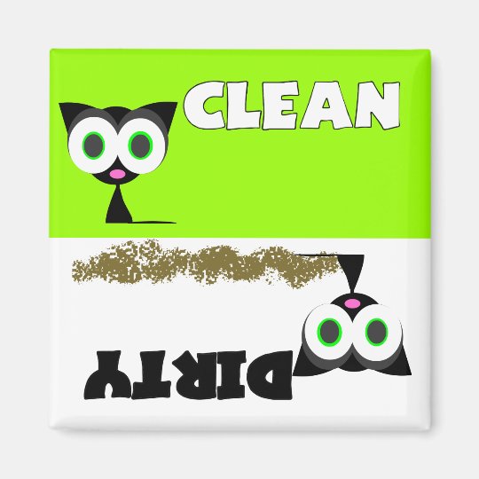 Black Cat Clean / Dirty Dishwasher