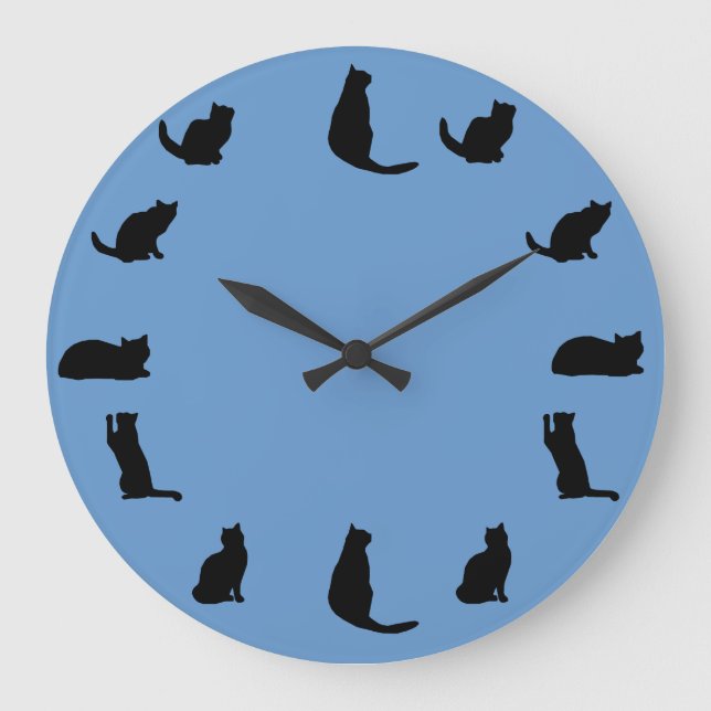 Black Cat Clock (Front)