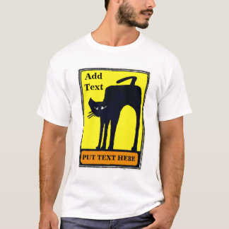 Black Cat Club, edit text T-Shirt
