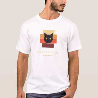 Black Cat Club Halloween T-Shirt
