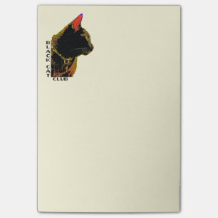 Black Cat Club Post-It Notes