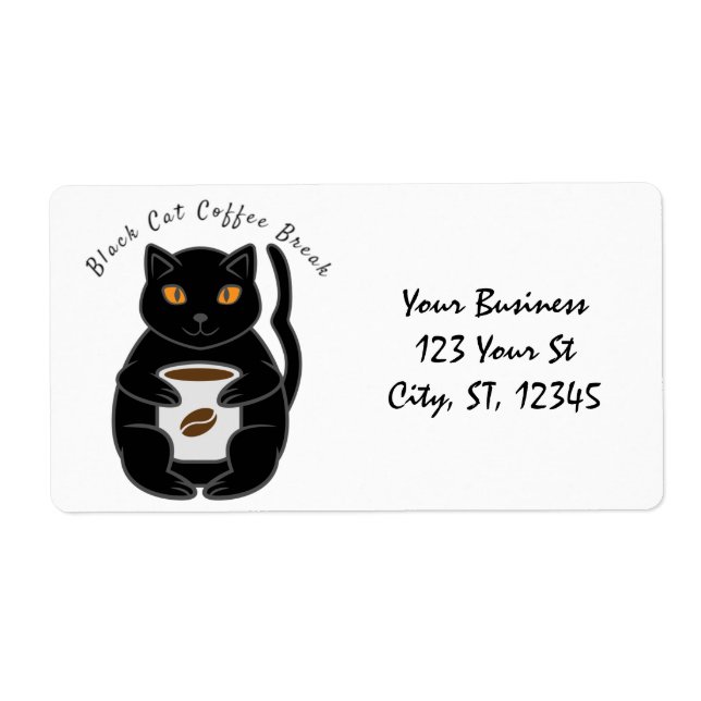 Black Cat Coffee Break Thunder_Cove Label (Front)