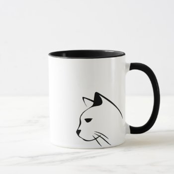 Black Cat Coffee Mug by Lovewhatwedo at Zazzle