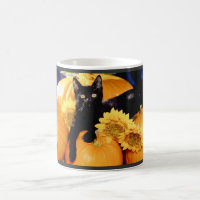 Black Cat Coffee Mug