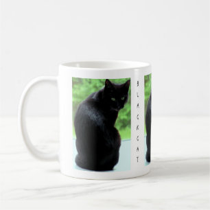 Black Cat Coffee Mug