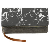 Black Cat Collage Clutch (Front)