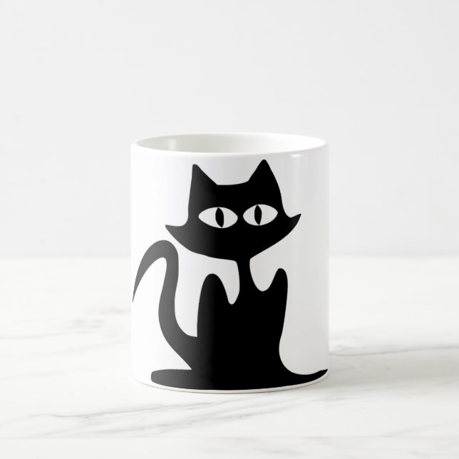 BLACK CAT COLOR MORPH MUG  (Center)