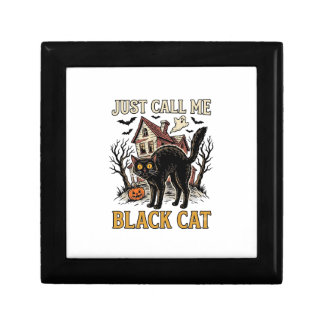 Black Cat Costume Haunted House Funny Halloween Sh Gift Box