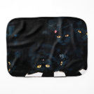 Black Cat Cuddle Burp Cloth Black Cat Cuddle Burp Cloth