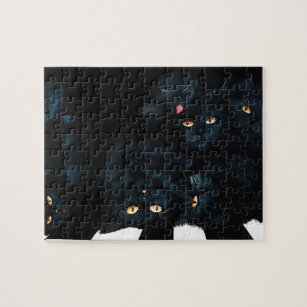 black cat jigsaw puzzle