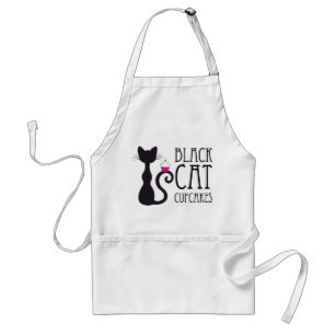 Black Cat Cupcakes Apron