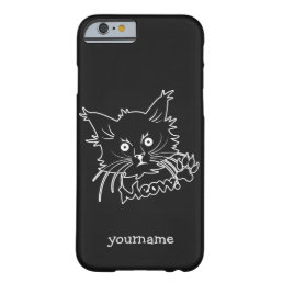 Black Cat custom monogram phone cases