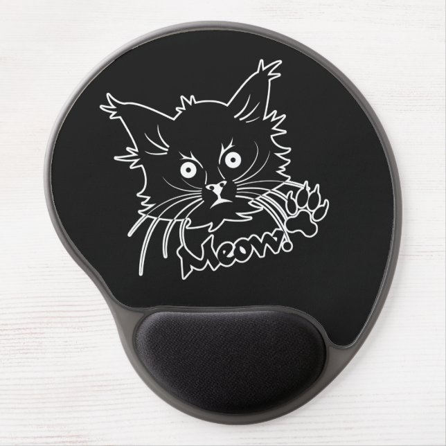 Black Cat custom mousepad (Front)