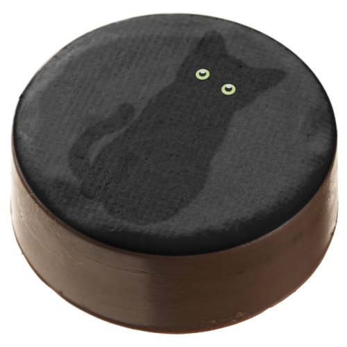 Black cat cute kitten spooktacular fun  chocolate covered oreo
