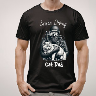   Black Cat Dad  T-Shirt