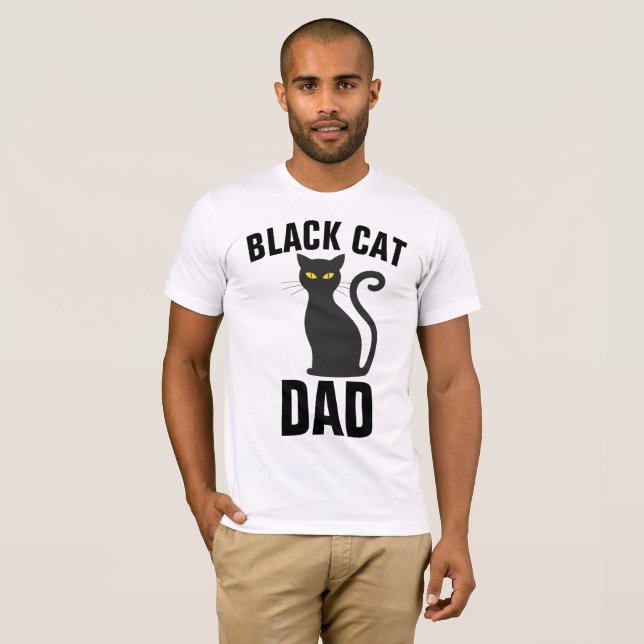 BLACK CAT DAD T-shirts (Front Full)