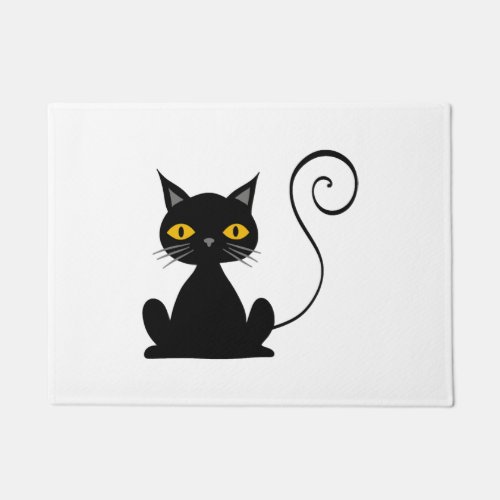 Black Cat              Doormat