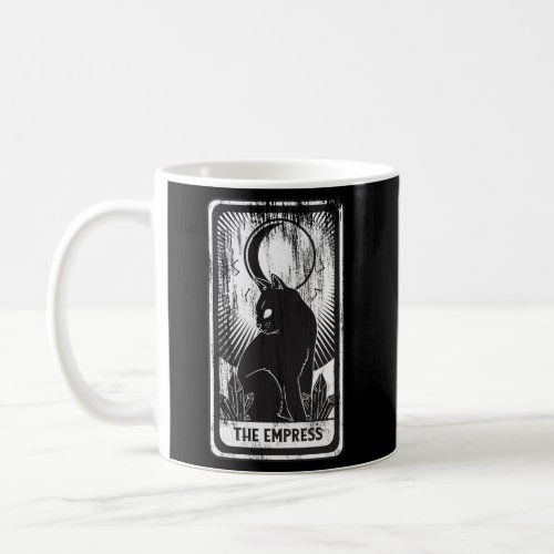 Black Cat Empress Tarot Card Coffee Mug