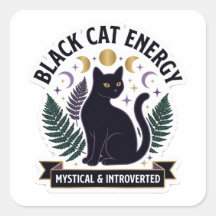 Black Cat Energy - Mystical And Introverted Celest