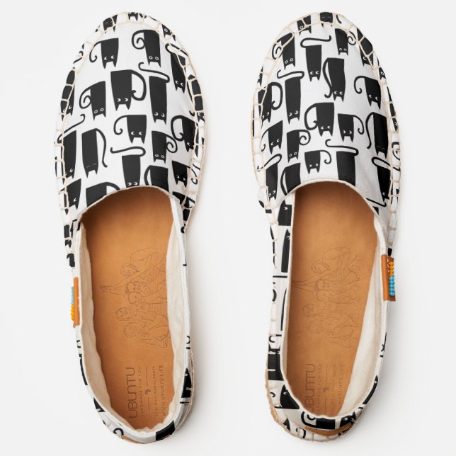 Black Cat Espadrilles (Front)