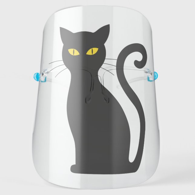BLACK CAT FACE SHIELD (Front)