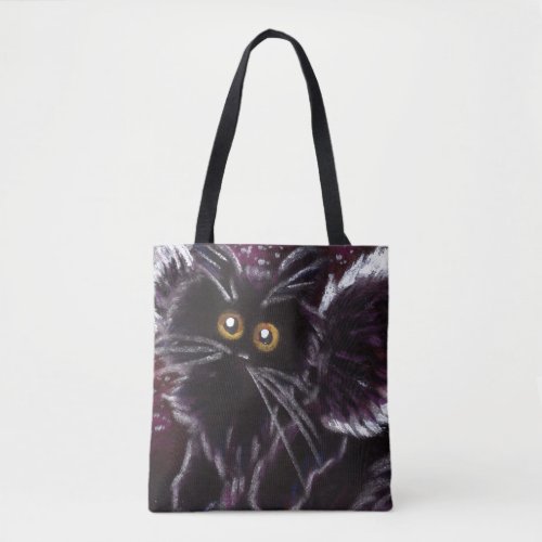 Black Cat Fairy Tote Bag