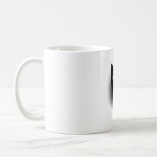 Black Cat Filing Nails Coffee Mug