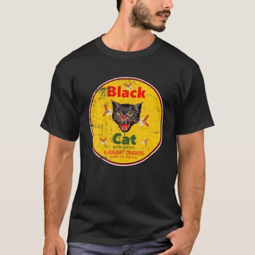 Black Cat Firecrackers T_Shirt