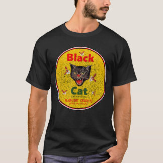 Black Cat firecrackers  T-Shirt