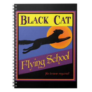 Black Cat Flying School Notebook