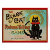Black Cat Fortune Telling Game (Front Horizontal)