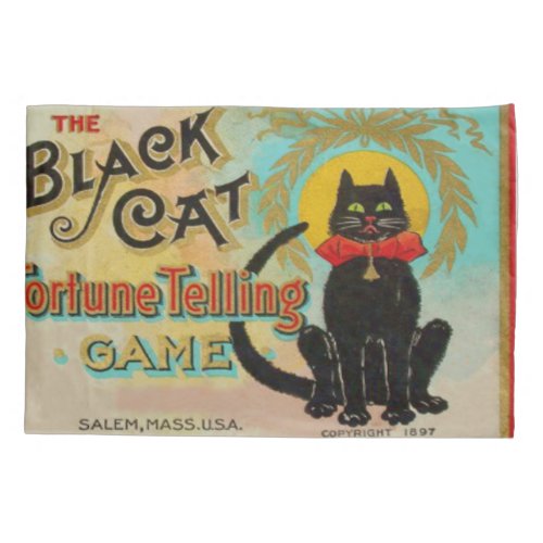 Black Cat Fortune Telling Game Pillowcase