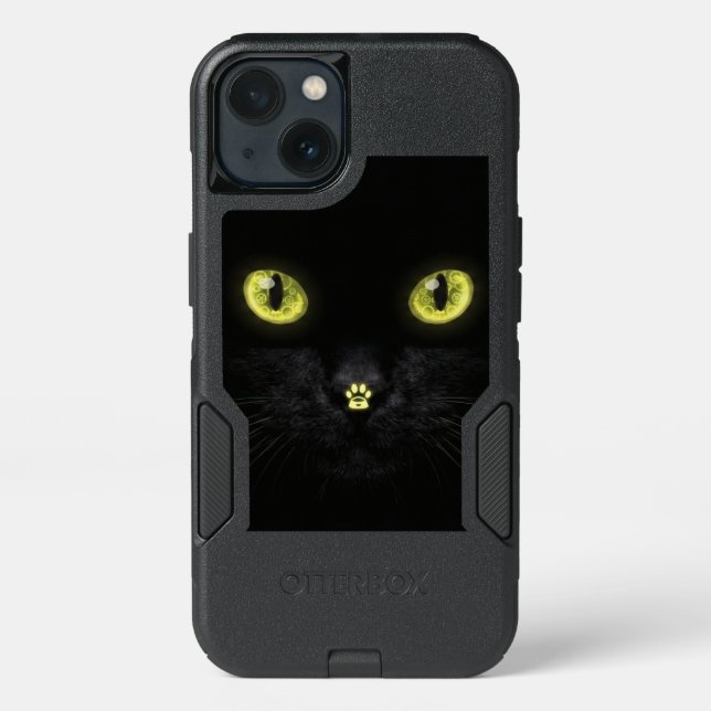 Black Cat Gear Eyes Case   (Back)