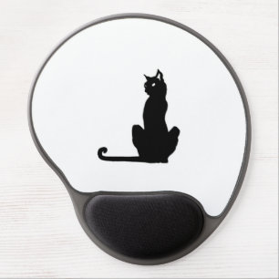 Black Cat Gel Mousepad
