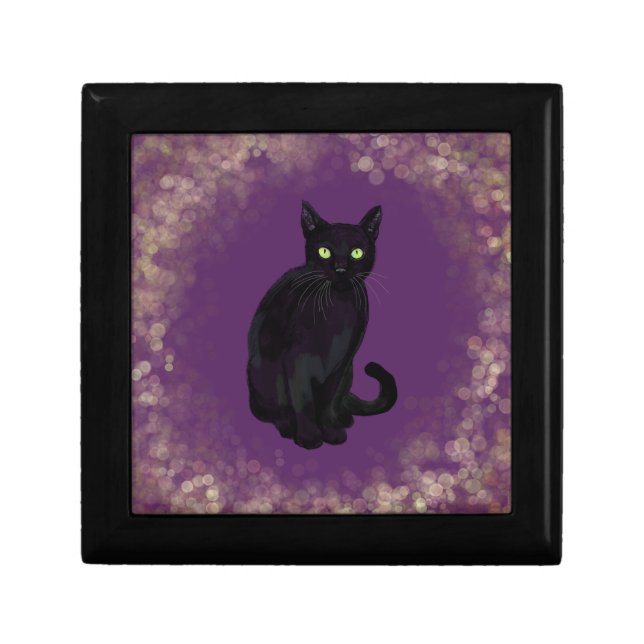 Black cat gift box (Front)