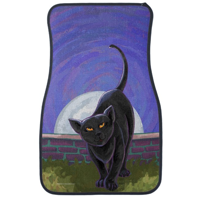 Black Cat Gifts & Accessories Car Floor Mat (Front)