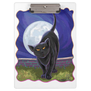 Black Cat Gifts & Accessories Clipboard
