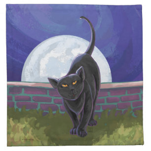 Black Cat Gifts & Accessories Cloth Napkin