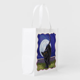 Black Cat Gifts &amp; Accessories Grocery Bag