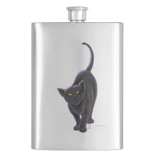 Black Cat Gifts & Accessories Hip Flask