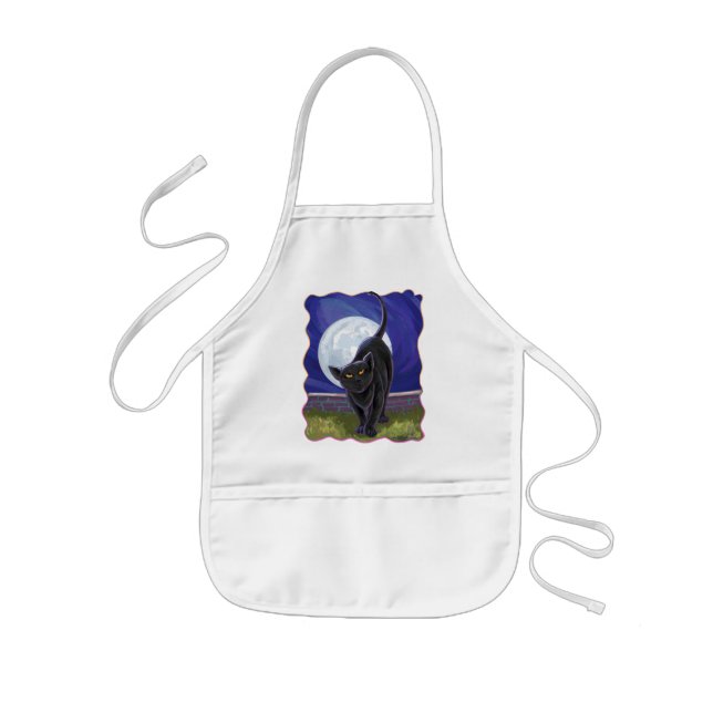 Black Cat Gifts & Accessories Kids' Apron (Front)