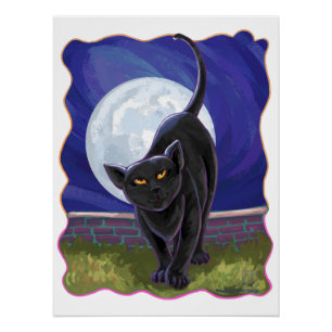 Black Cat Gifts & Accessories Poster
