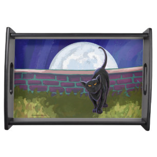 Black Cat Gifts & Accessories Serving Tray