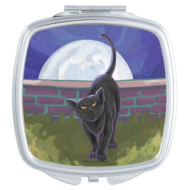 Black Cat Gifts & Accessories Vanity Mirror (Front)