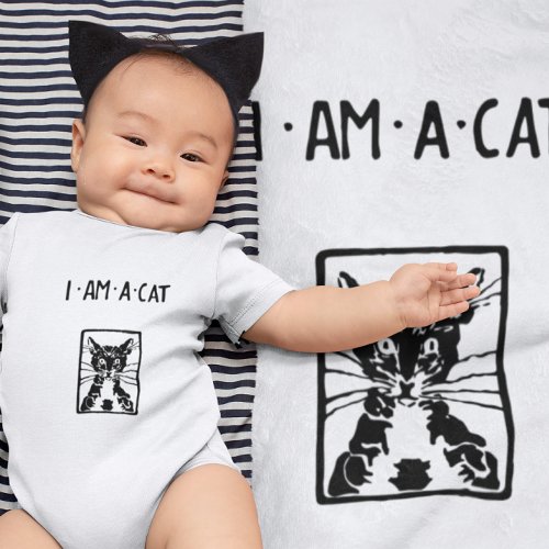 Black Cat Gifts Baby Bodysuit