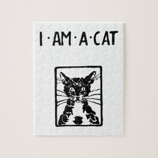 Black Cat Gifts Jigsaw Puzzle