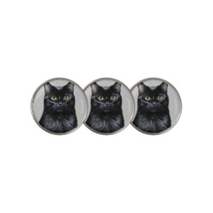 Black Cat Golf Ball Marker