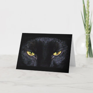 Black Cat Greeting Card